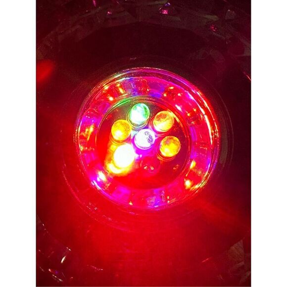 Sorelle Hand Crafted Crystal Trinket Box and LED Light Stand - Picture 5 of 10